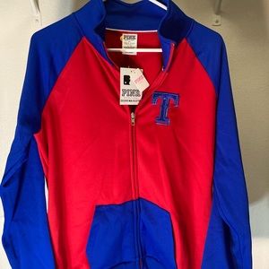 Victoria’s secret PINK Texas Rangers MLB limited edition sequin logo jacket.